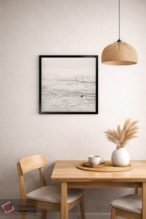 تابلو مینیمال پرنده ی رقصان اثر لنا وایسبک - D1B