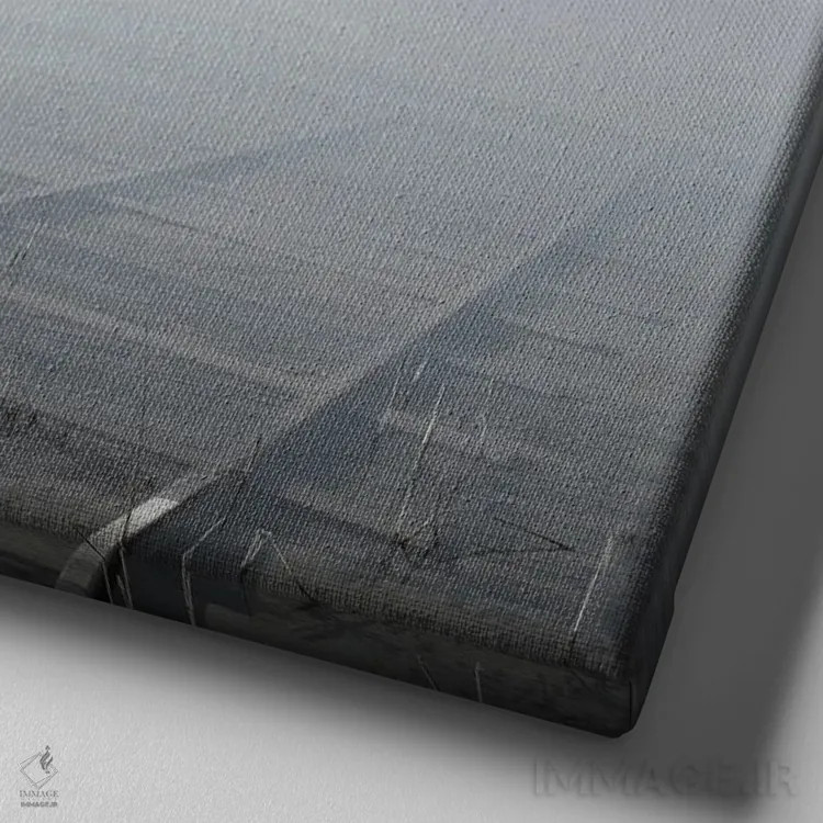 تابلو دکوراتیو به سوی هیچ کجا اثر لنا وایسبک - نمای نزدیک بافت بوم