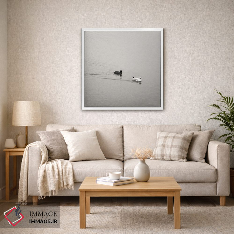 تابلو مینیمال یین و یانگ اثر لنا وایسبک - D2W