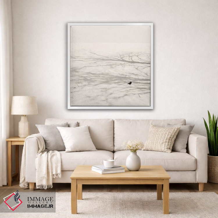 تابلو مینیمال پرنده ی رقصان اثر لنا وایسبک - D2W