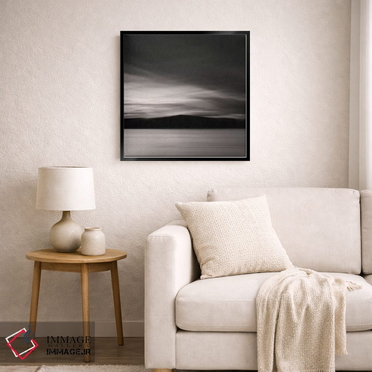 تابلو مینیمال آخرین نورها اثر لنا وایسبک - D6B