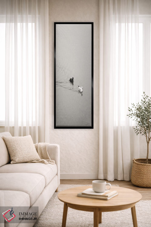 تابلو مینیمال یین و یانگ اثر لنا وایسبک - D4B