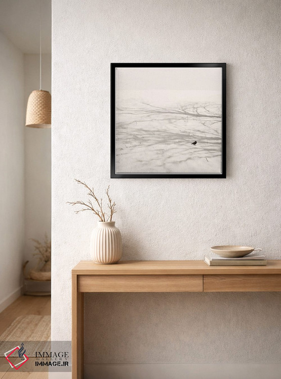 تابلو مینیمال پرنده ی رقصان اثر لنا وایسبک - D5B