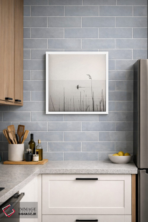 تابلو مینیمال قوی غواص اثر لنا وایسبک - D3W