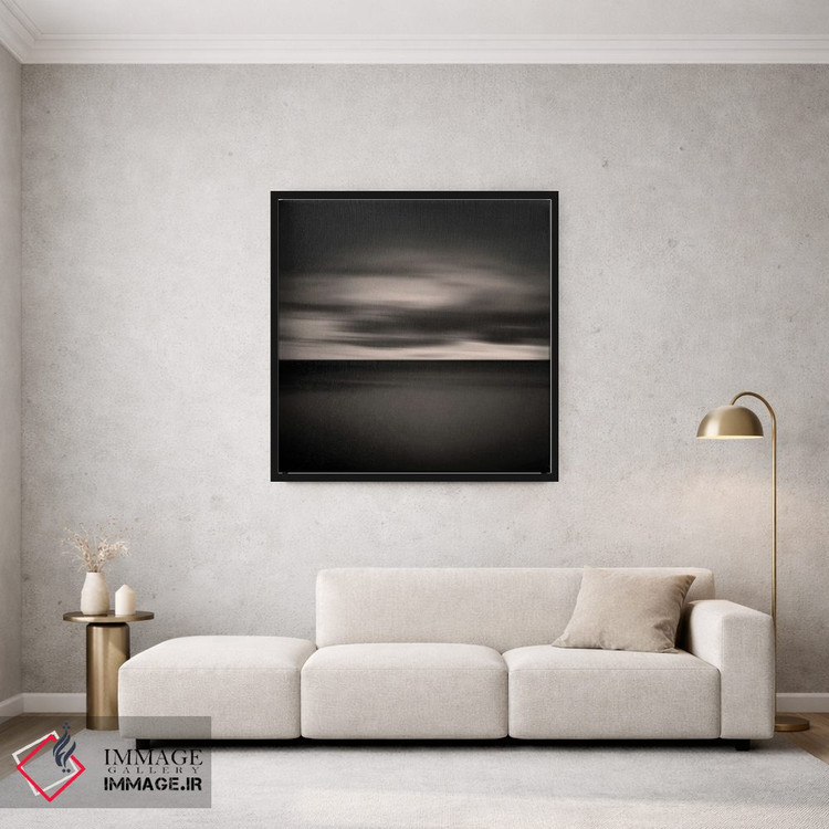 تابلو دکوراتیو ابرها بر فراز دریا اثر لنا وایسبک - D1B