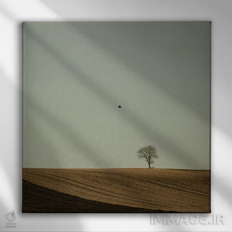 تابلو دکوراتیو سرودددد به سرزمین اثر لنا وایسبک - نمای روبهرو روی دیوار