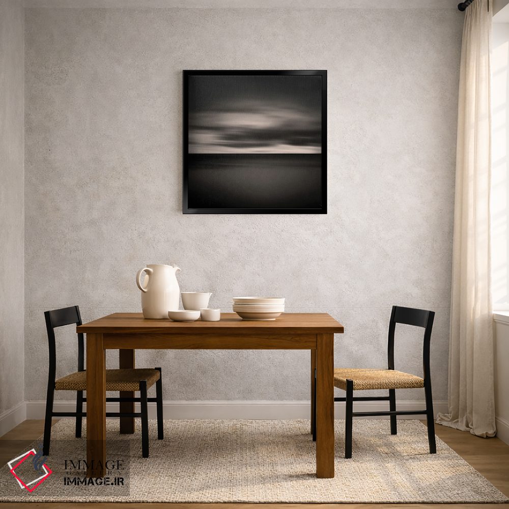 تابلو دکوراتیو ابرها بر فراز دریا اثر لنا وایسبک - D4B