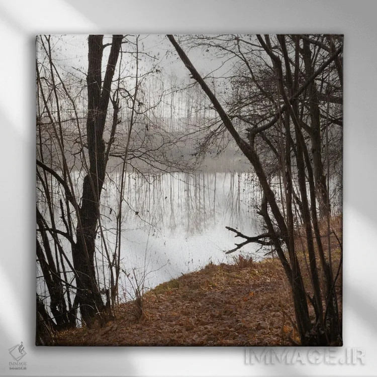 تابلو دکوراتیو مالیخولیا اثر لنا وایسبک - نمای روبهرو روی دیوار