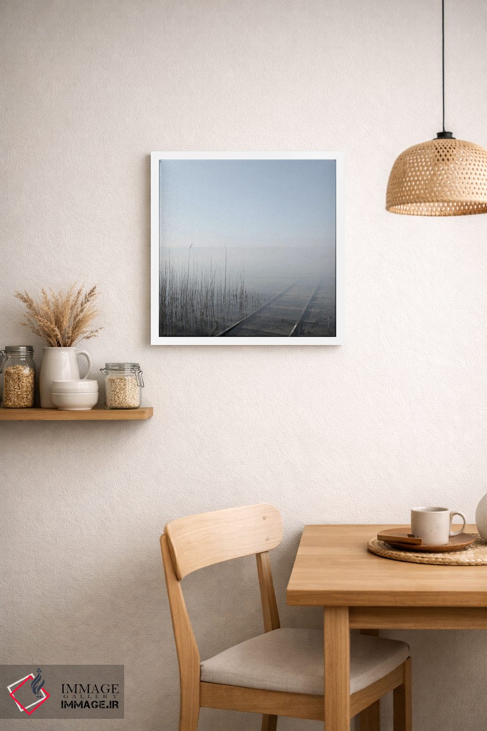 تابلو دکوراتیو به سوی هیچ کجا اثر لنا وایسبک - D1W