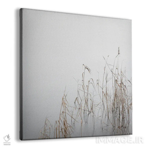 تابلو دکوراتیو ژانویه خاکستری اثر لنا وایسبک - نمای پرسپکتیو محصول