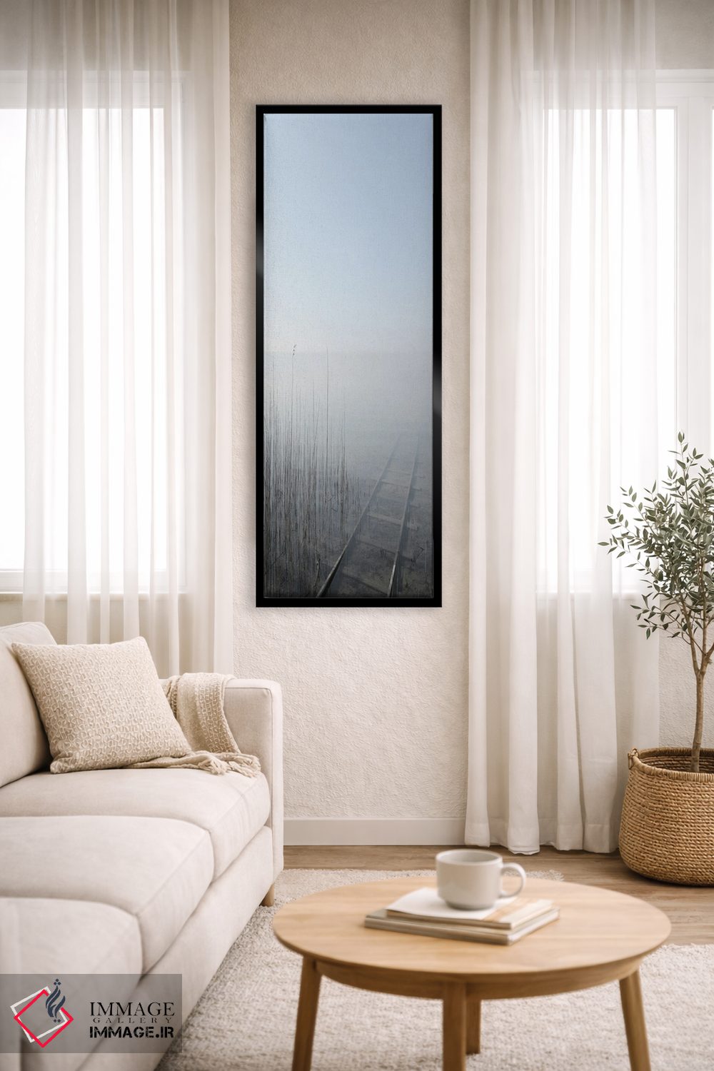 تابلو دکوراتیو به سوی هیچ کجا اثر لنا وایسبک - D4B