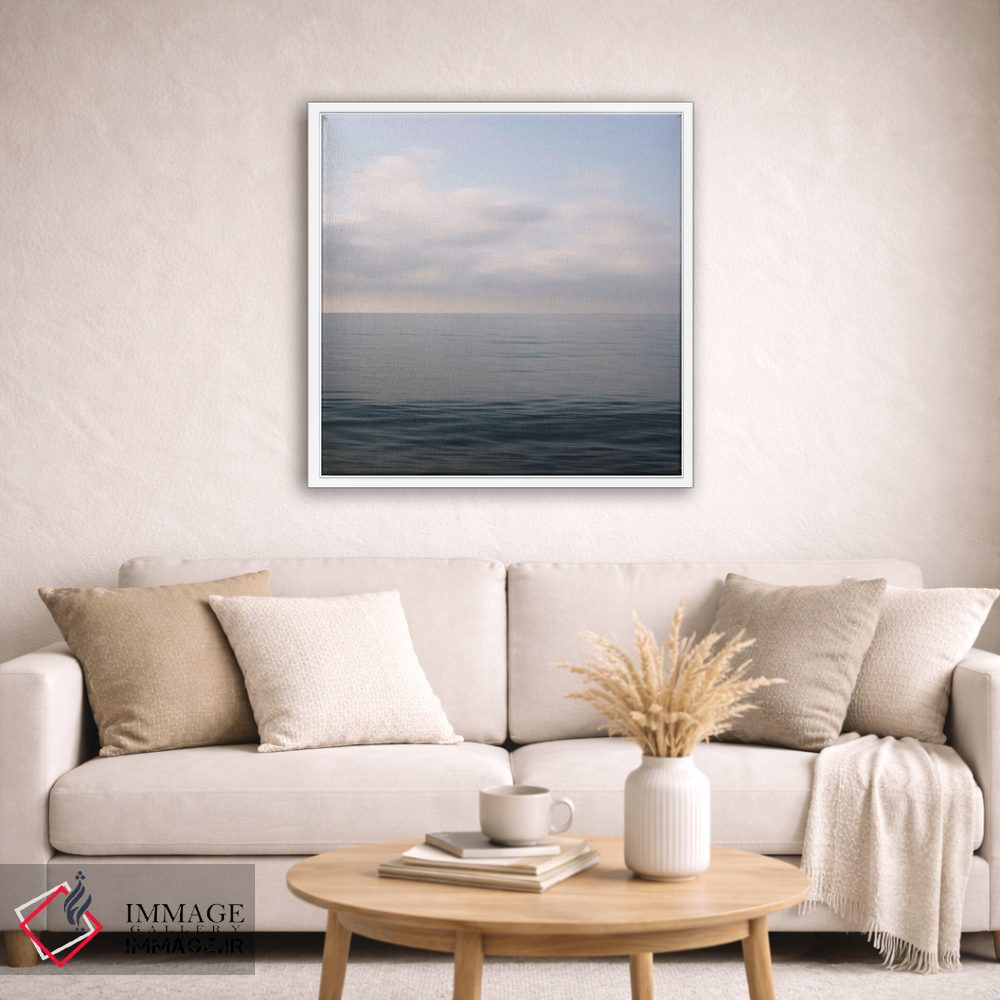 تابلو دکوراتیو منظره آبی مدیترانه ای اثر لنا وایسبک - D3W