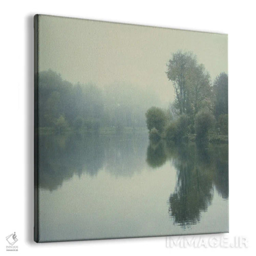 تابلو دکوراتیو رودخانه شبح گون اثر لنا وایسبک - نمای پرسپکتیو محصول