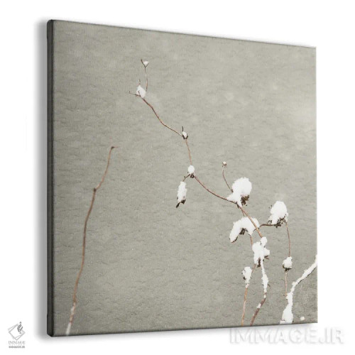 تابلو دکوراتیو پوشیده در برف اثر لنا وایسبک - نمای پرسپکتیو محصول