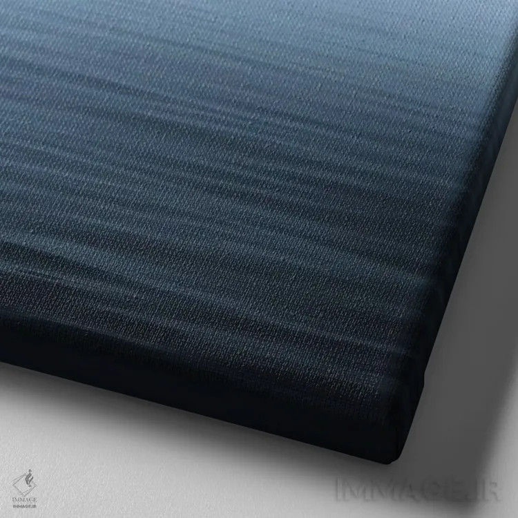 تابلو دکوراتیو منظره دریا اثر لنا وایسبک - نمای نزدیک بافت بوم