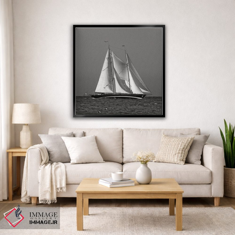 تابلو دکوراتیو قایق بادبانی ۱ اثر لنا وایسبک - D5B