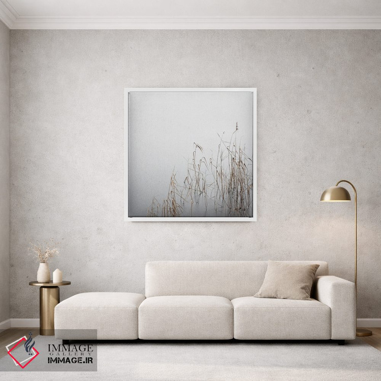 تابلو دکوراتیو ژانویه خاکستری اثر لنا وایسبک - D1W