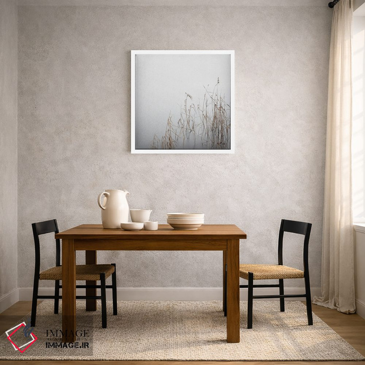 تابلو دکوراتیو ژانویه خاکستری اثر لنا وایسبک - D2W