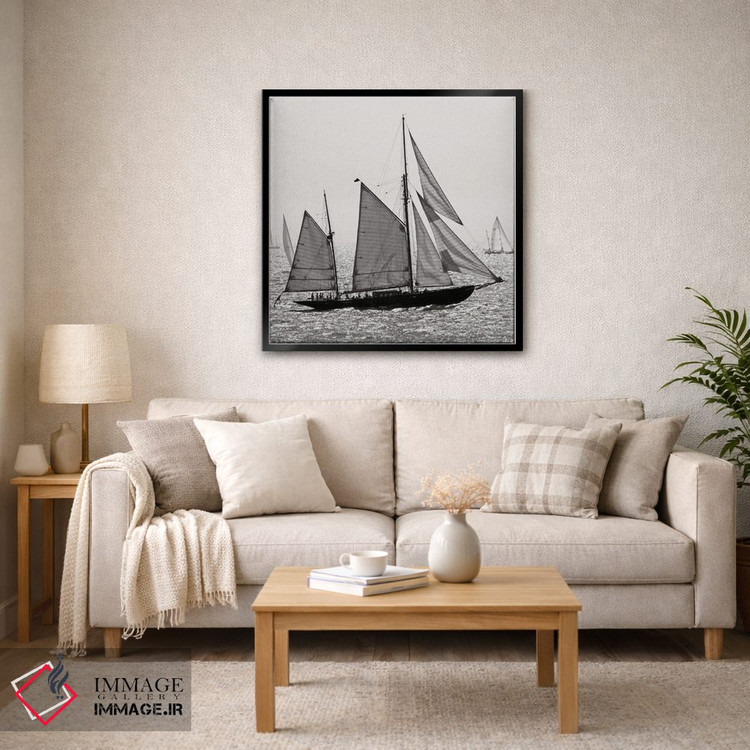 تابلو دکوراتیو قایق بادبانی ۳ اثر لنا وایسبک - D3B