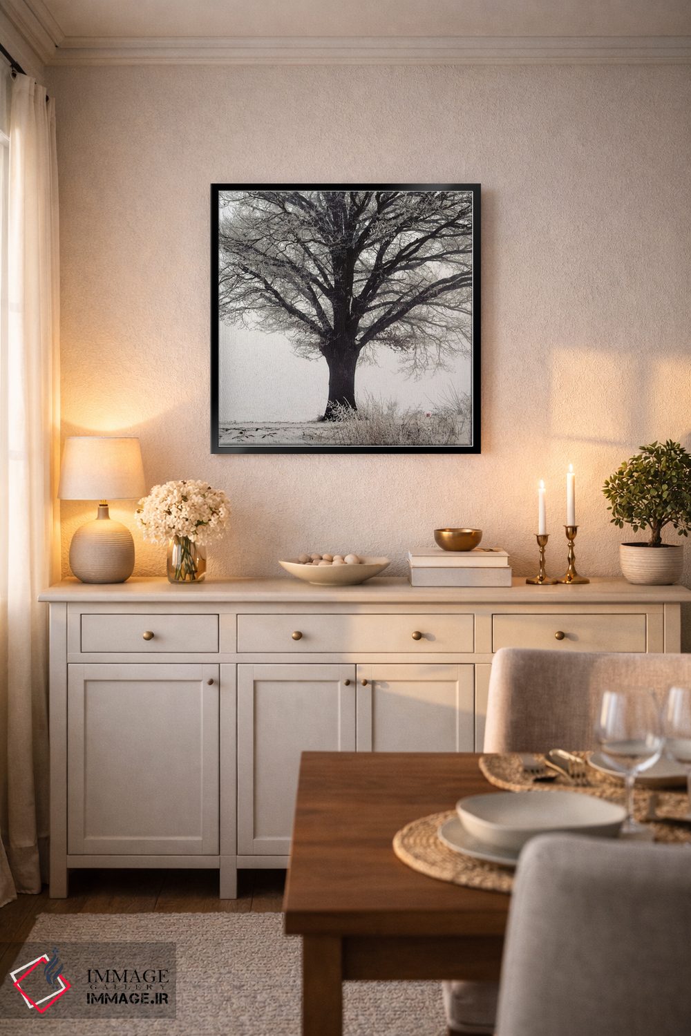 تابلو دکوراتیو درخت بلوط اثر لنا وایسبک - D6B