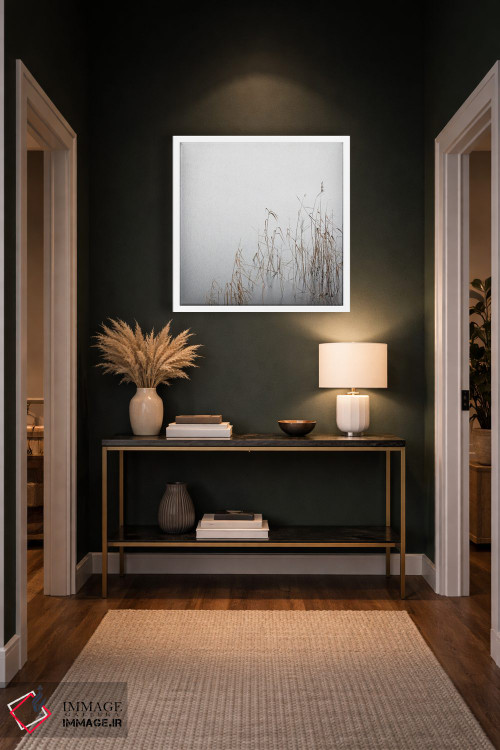 تابلو دکوراتیو ژانویه خاکستری اثر لنا وایسبک - D4W