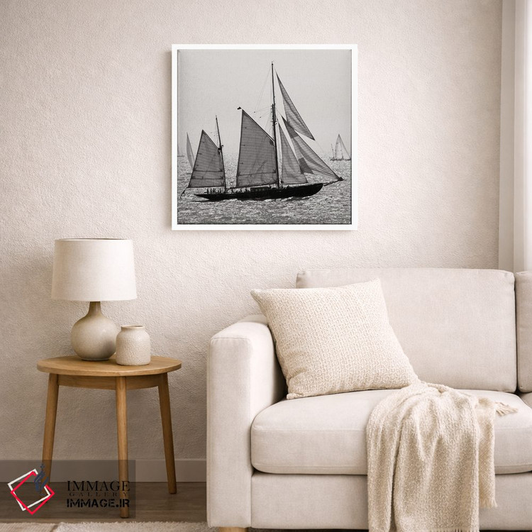 تابلو دکوراتیو قایق بادبانی ۳ اثر لنا وایسبک - D5W