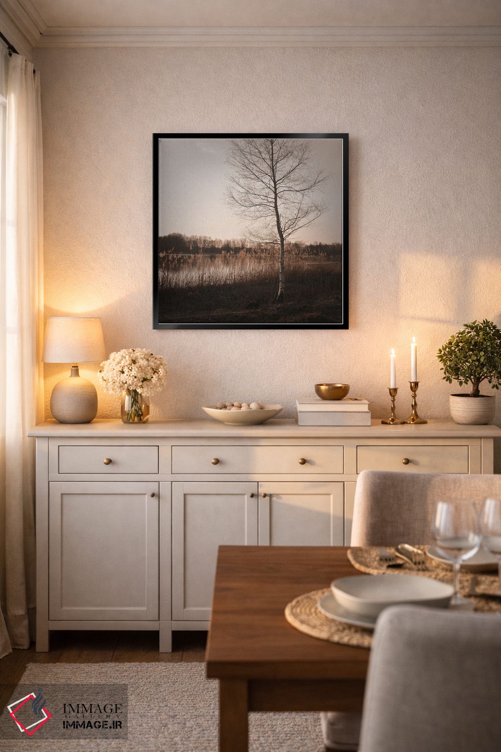 تابلو دکوراتیو فصل پاییز اثر لنا وایسبک - D6B