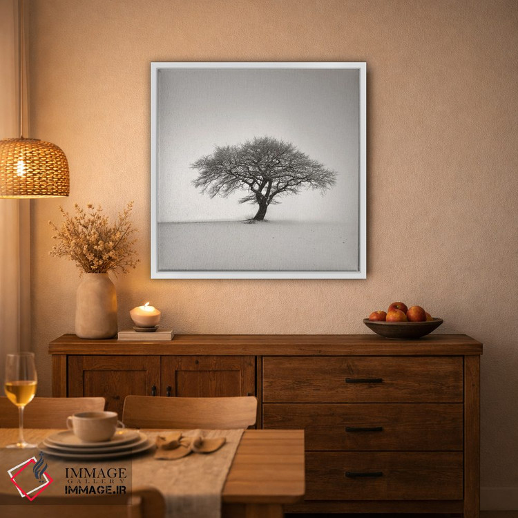 تابلو دکوراتیو تنها اثر لنا وایسبک - D3W
