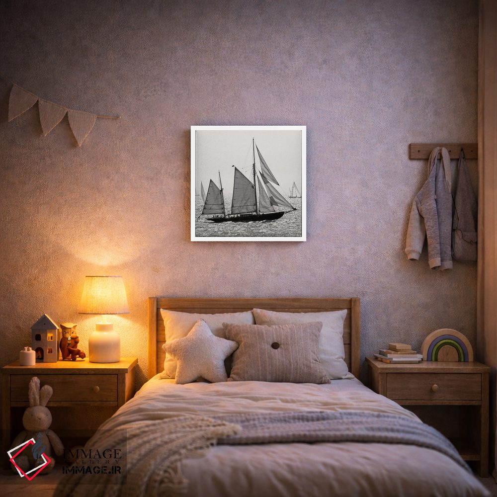 تابلو دکوراتیو قایق بادبانی ۳ اثر لنا وایسبک - D6W