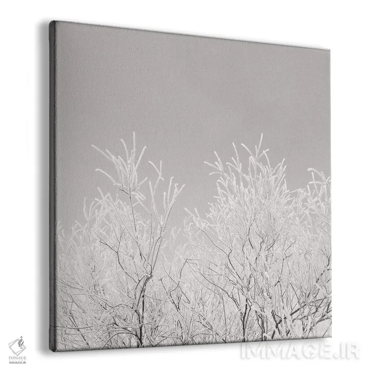 تابلو دکوراتیو زمستان نقاشی شده اثر لنا وایسبک - نمای پرسپکتیو محصول