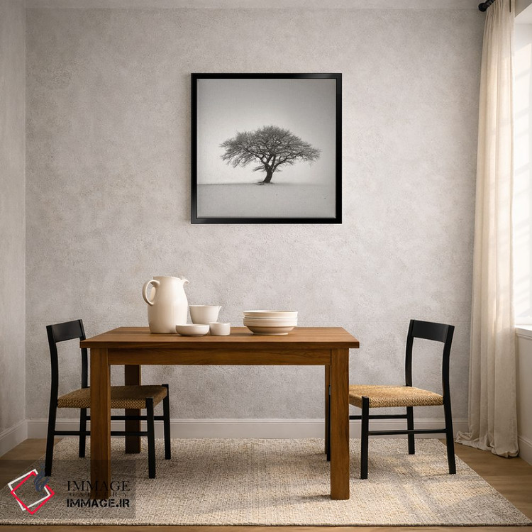 تابلو دکوراتیو تنها اثر لنا وایسبک - D4B