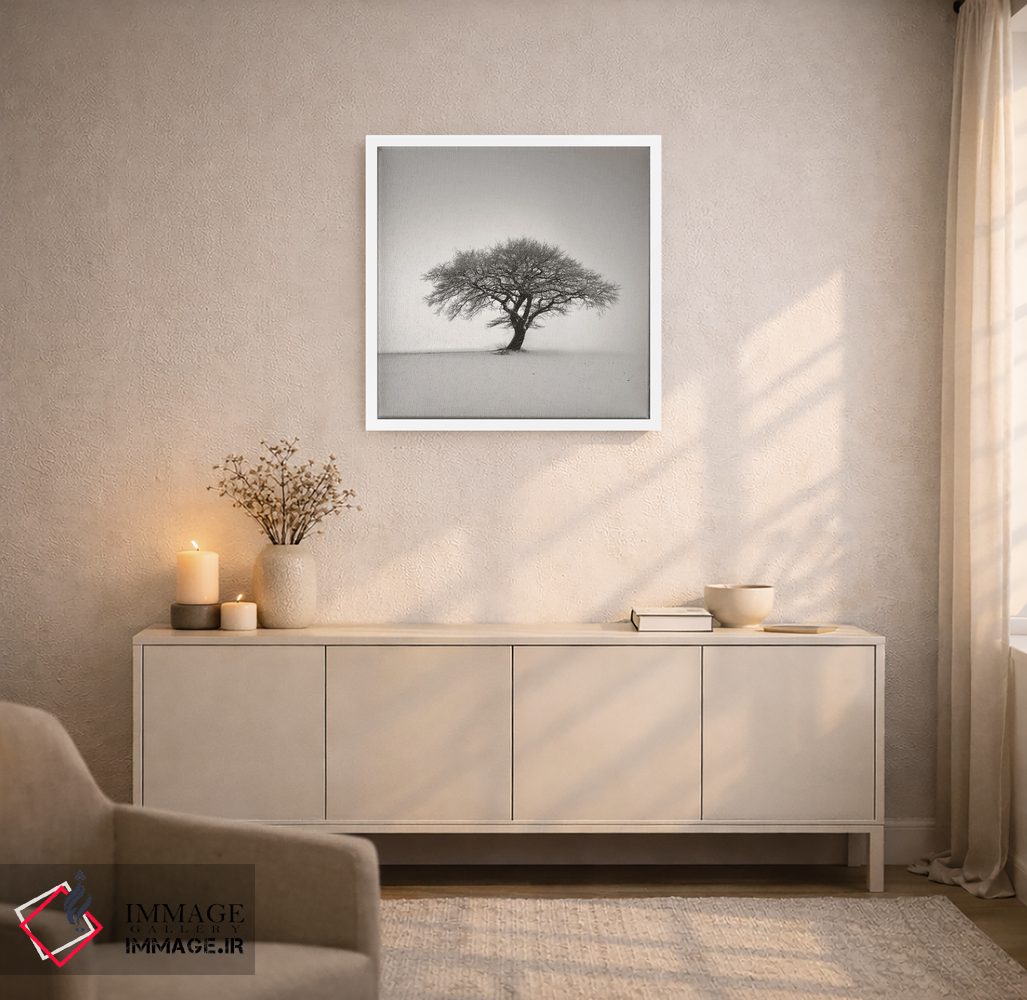 تابلو دکوراتیو تنها اثر لنا وایسبک - D6W
