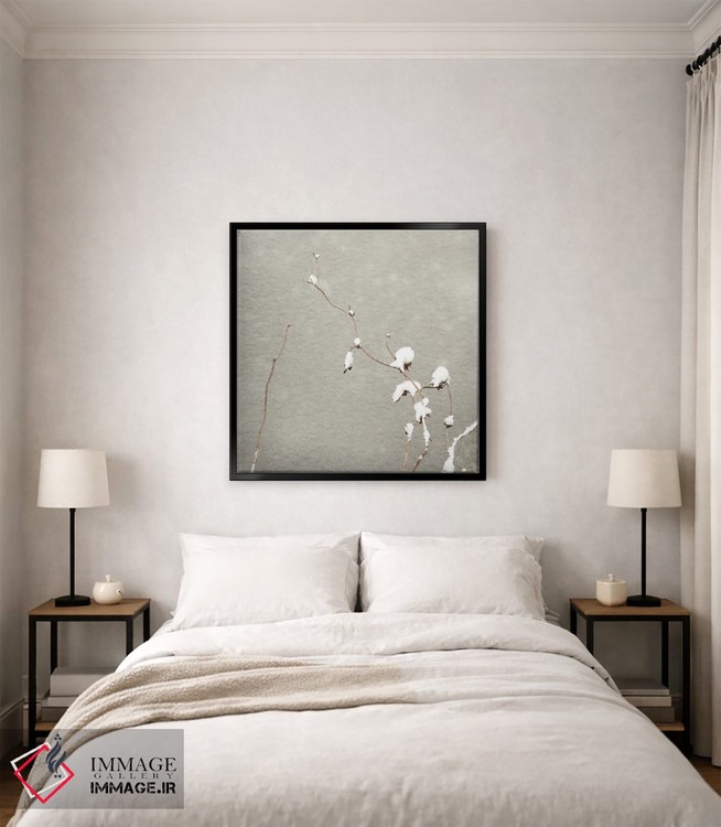 تابلو دکوراتیو پوشیده در برف اثر لنا وایسبک - D4B