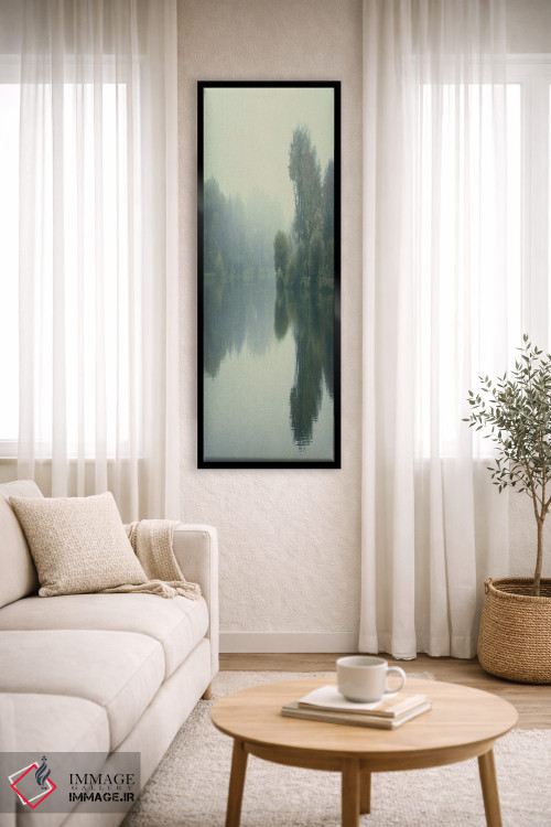 تابلو دکوراتیو رودخانه شبح گون اثر لنا وایسبک - D4B