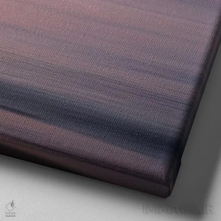 تابلو مینیمال رویای رنگی اثر لنا وایسبک - نمای نزدیک بافت بوم