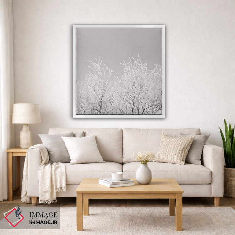 تابلو دکوراتیو زمستان نقاشی شده اثر لنا وایسبک - D2W