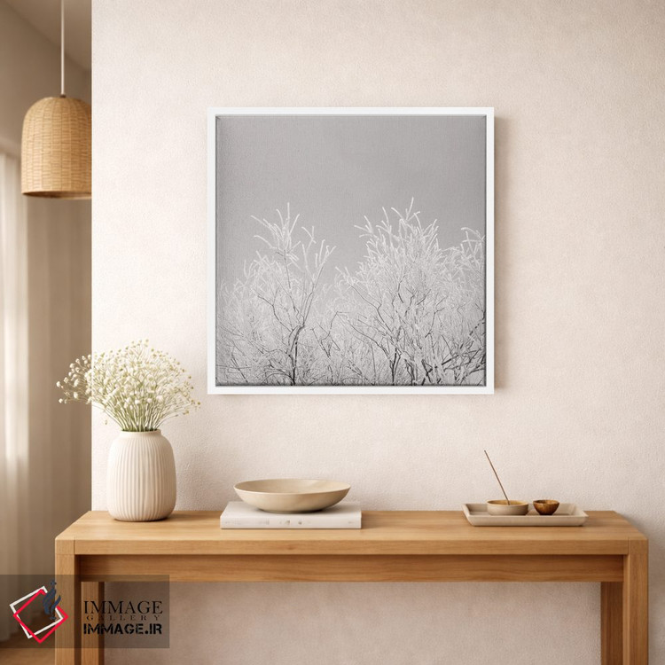 تابلو دکوراتیو زمستان نقاشی شده اثر لنا وایسبک - D1W