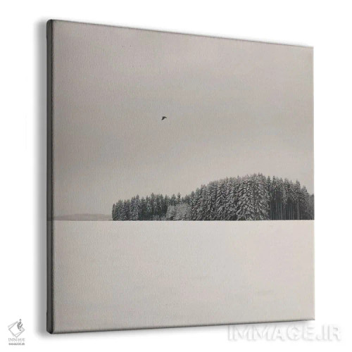 تابلو دکوراتیو منظره زمستانی اثر لنا وایسبک - نمای پرسپکتیو محصول
