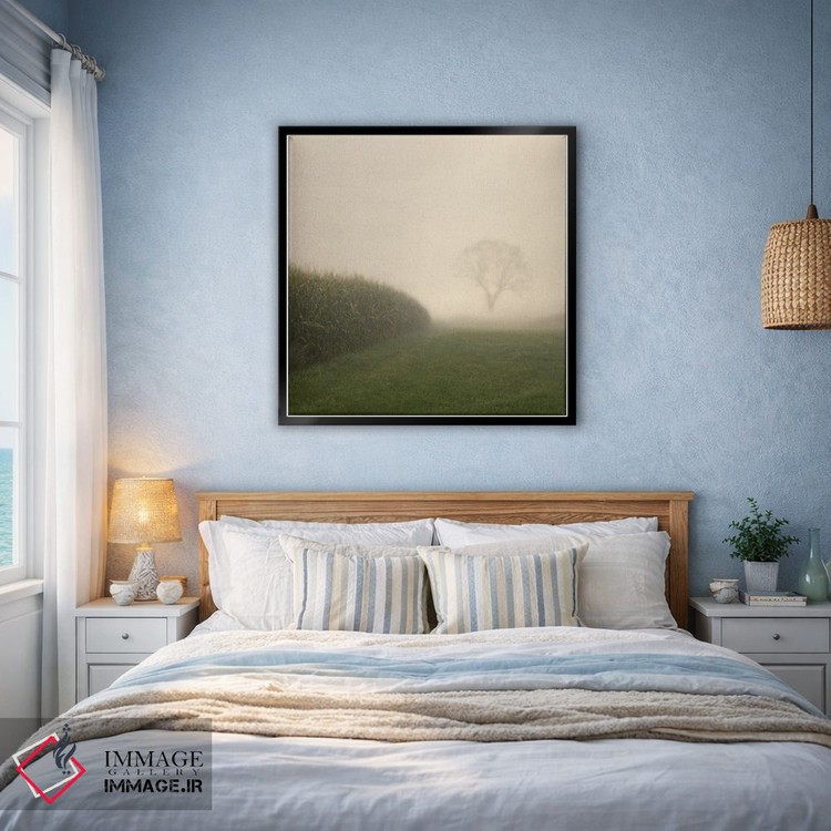 تابلو دکوراتیو کشتزار ذرت در پاییز اثر لنا وایسبک - D4B