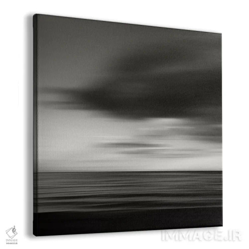 تابلو انتزاعی دریا و ابرها اثر لنا وایسبک - نمای پرسپکتیو محصول