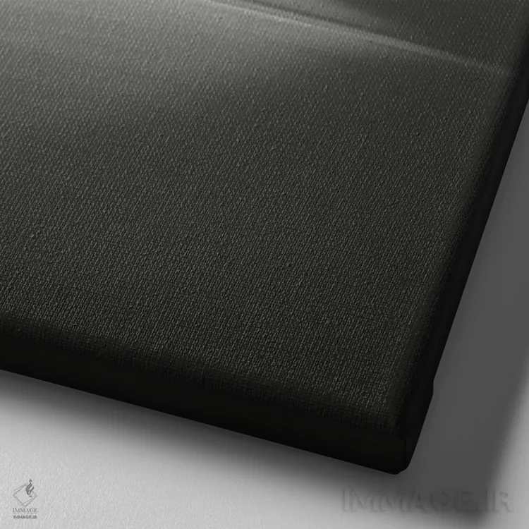 تابلو انتزاعی حال وهوای ساحلی پولیا اثر لنا وایسبک - نمای نزدیک بافت بوم