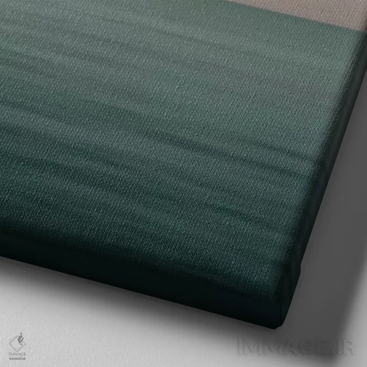 تابلو مدرن منظره دریا و آسمان اثر لنا وایسبک - نمای نزدیک بافت بوم