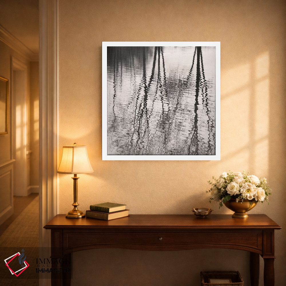 تابلو مدرن بازتاب اثر لنا وایسبک - D3W