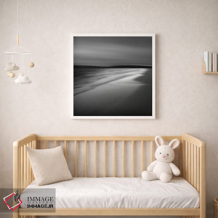 تابلو انتزاعی حال وهوای ساحلی پولیا اثر لنا وایسبک - D1W