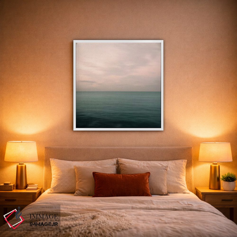 تابلو مدرن منظره دریا و آسمان اثر لنا وایسبک - D1W