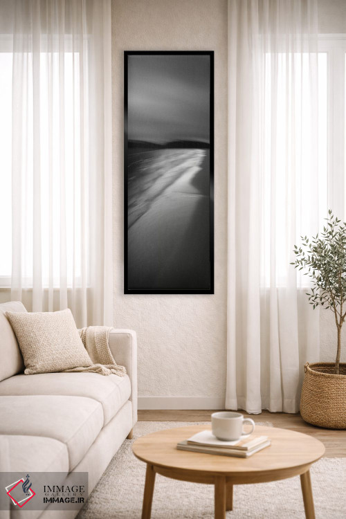 تابلو انتزاعی حال وهوای ساحلی پولیا اثر لنا وایسبک - D5B