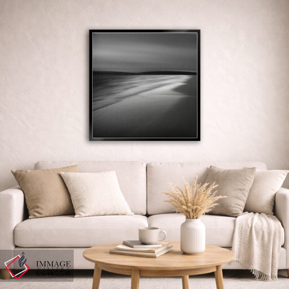 تابلو انتزاعی حال وهوای ساحلی پولیا اثر لنا وایسبک - D4B