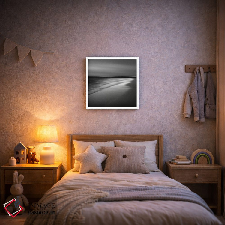 تابلو انتزاعی حال وهوای ساحلی پولیا اثر لنا وایسبک - D6W