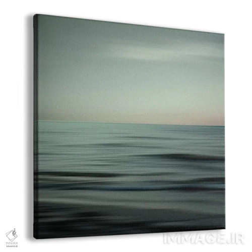 تابلو انتزاعی موج های آرامش اثر لنا وایسبک - نمای پرسپکتیو محصول