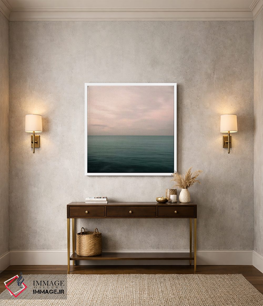 تابلو مدرن منظره دریا و آسمان اثر لنا وایسبک - D3W